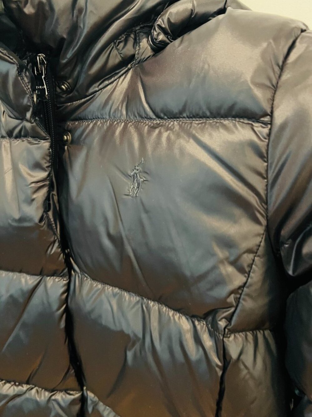 POLO RALPH LAUREN Little Girl's Momentum Water-resistant Down Coat In Polo Black - Picture 8 of 16